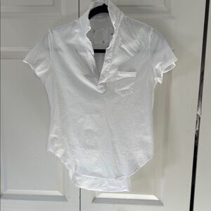 Frank and Eileen White Short Sleeve Shirt